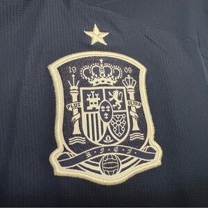 Adidas Men's Navy Windbreaker with Spain Crest